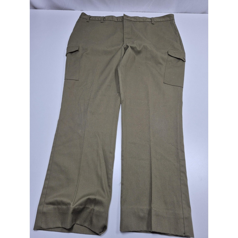 VTG Boy Scouts Of America Pants Mens 42x30 Green Cargo Scout USA
